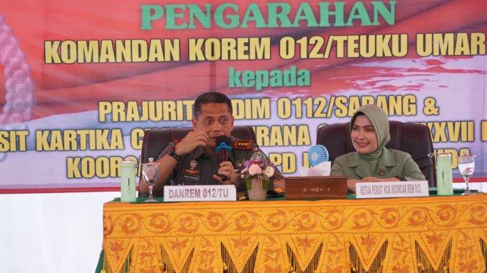 Kunjungi Kota Sabang, Danrem 012/TU Beri Motivasi dan Arahan untuk Prajurit Kodim