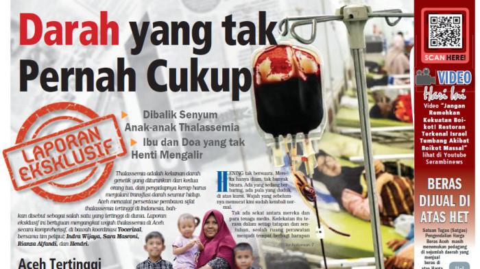 Dibalik Senyum Anak-anak Thalassemia dan Darah yang tak Pernah Cukup