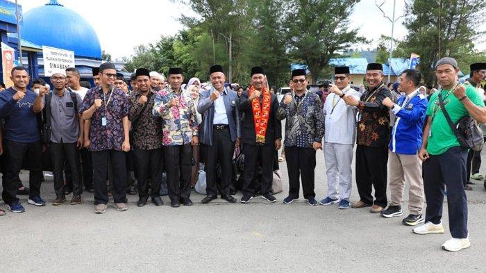 Setelah Menempuh Perjalanan Laut dan Darat 22 Jam, Kafilah Aceh Utara Tiba di Simeulue