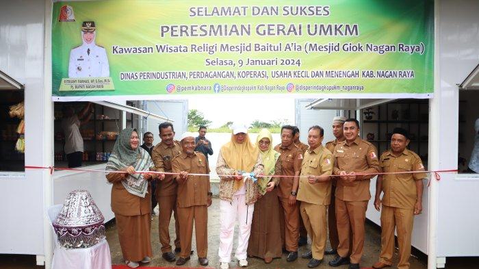 Pelaku UMKM Nagan Raya Kini Bisa Buka Usaha di Kompleks Masjid Giok, Ini Pesan Fitriany Farhas