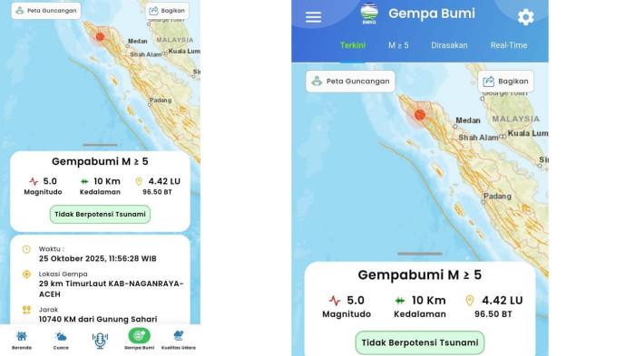 Gempa M 5,0 Goyang Nagan Raya, Begini Penjelasan BMKG dan BPBD