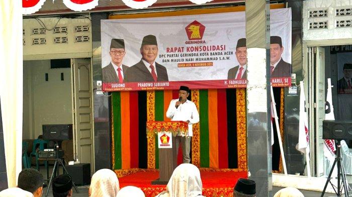 Gerindra Banda Aceh Gelar Maulid Nabi
