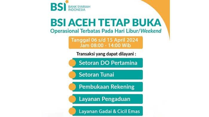 Hadapi Mudik Lebaran, BSI Region Aceh Siapkan Uang Tunai Rp 1,6 Triliun