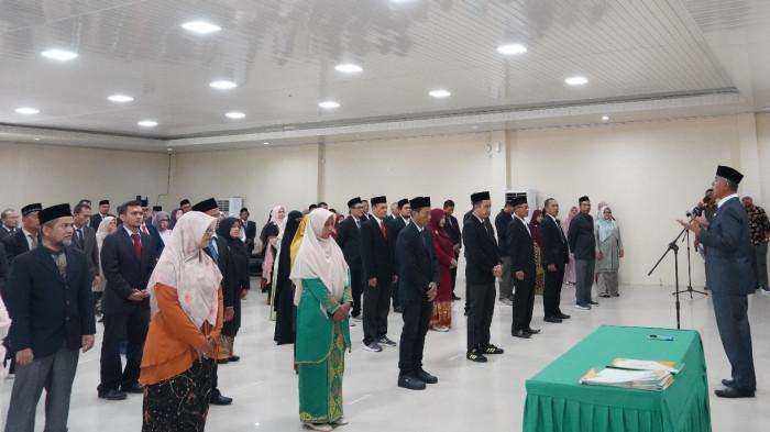 Ini 89 Pejabat Baru Unimal yang Dilantik Rektor, dari Wakil Dekan hingga Kepala Laboratorium