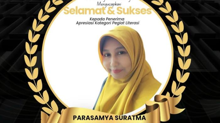 Founder Guree Meurunoe yang Juga Guru MIN 11 Banda Aceh Terima Penghargaan Pegiat Literasi