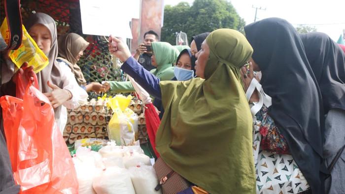 Jelang Idul Fitri, Korem 011/Lilawangsa Gelar Bazar Murah2