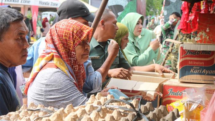 Jelang Idul Fitri, Korem 011/Lilawangsa Gelar Bazar Murah45