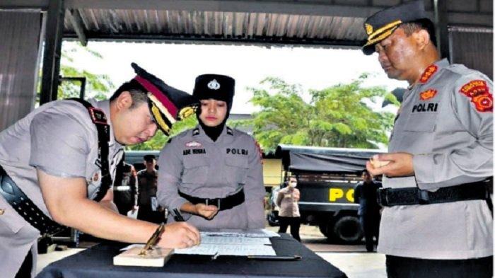 Kapolresta Lantik Pejabat Baru dan Lepas Pejabat Lama