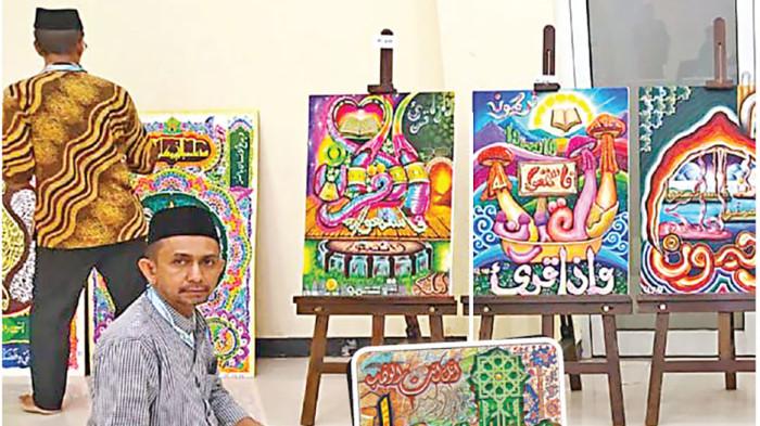 Kaligrafi Digital Warnai MTQ Aceh 2025