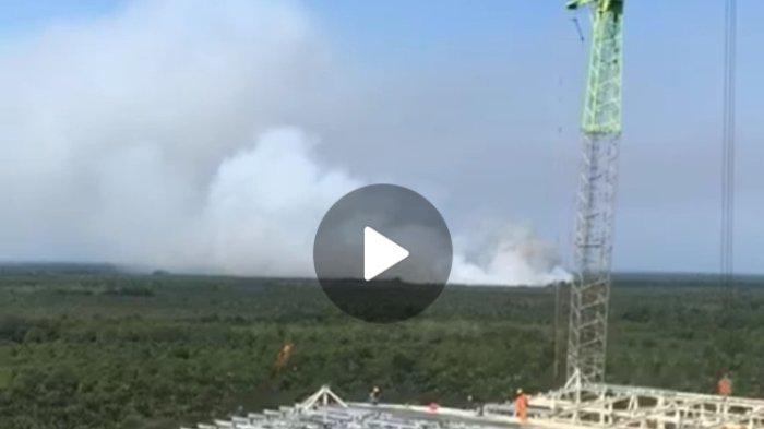 Karhutla Titik Baru Landa Suak Puntong tak Jauh dari PLTU Nagan Raya, Diperkirakan Sudah 4 Hektare