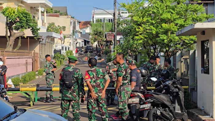 Kondisi terkini di sekitar rumah Menteri Keuangan Sri Mulyani