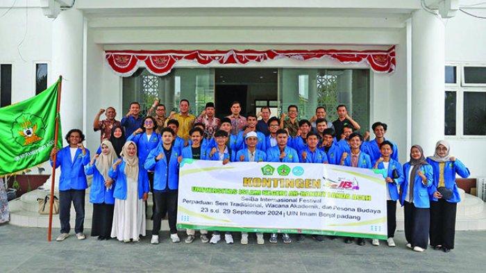 Rektor Lepas Kontingen UIN Ar-Raniry ke SeIBa Internasional