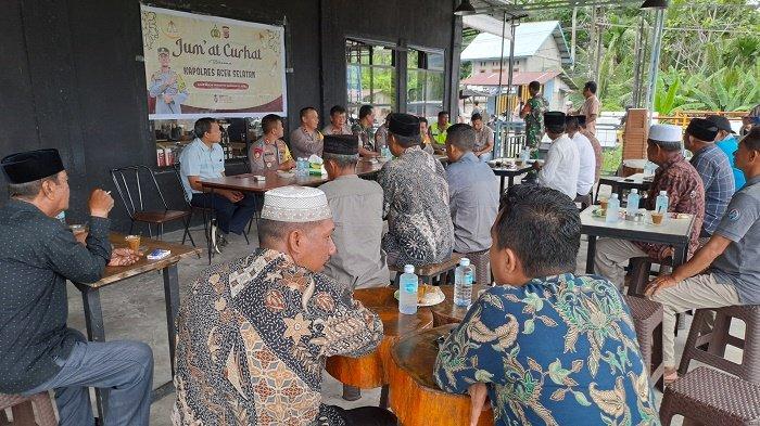 Melalui Jumat Curhat, Kapolres Aceh Selatan Dengarkan Langsung Aspirasi Masyarakat