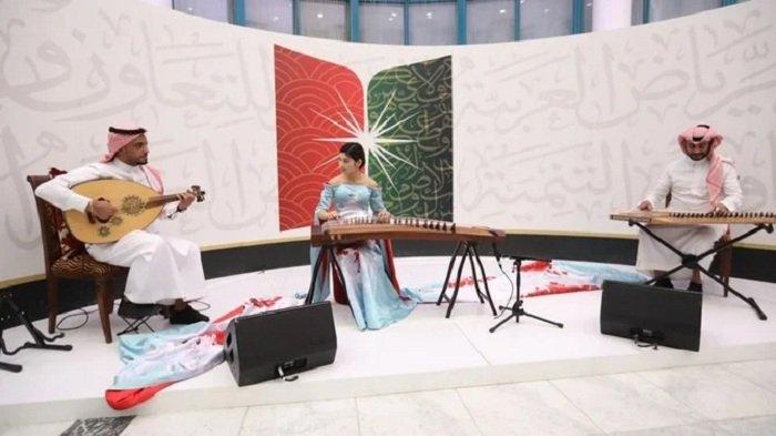 Musisi Arab dan Tiongkok Berkolobarasi Dalam Satu Panggung, Meriahkan Kunjungan Presiden Xi Jinping