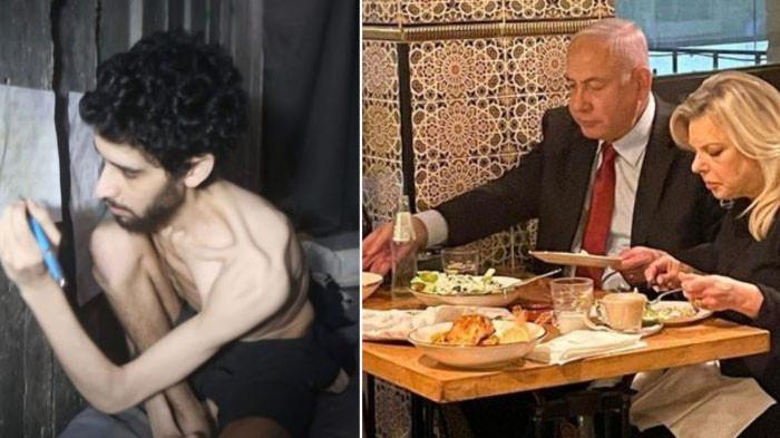 Netanyahu Dihujat, Nikmati Makan Malam Bersama Istri di Restoran, Sandera Israel Kelaparan di Gaza
