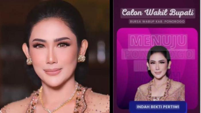 OTT KPK DI PONOROGO - Sosok Indah Pertiwi, perempuan yang menarik perhatian yang kabarnya juga terlibat dalam dugaan praktik jual beli jabatan di Pemkab Ponorogo. (TikTok @readysubagyo)