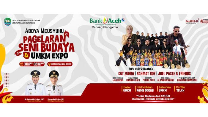 Perputaran Uang Selama Pagelaran Seni, Budaya dan UMKM Expo di Abdya Rp 1 Miliar Lebih