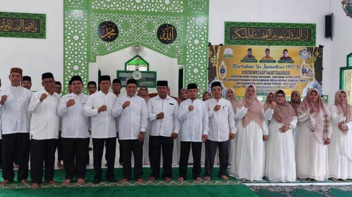 Kacabdin Lantik Pengurus MKKS SMA Aceh Besar
