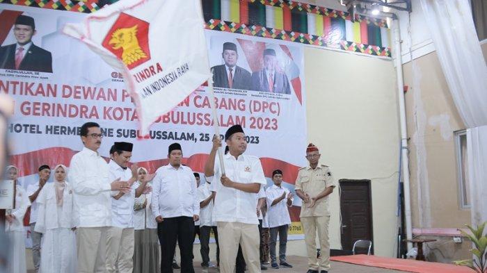 Dek Fad Minta Kader Gerindra Subulussalam Selalu Bersama Rakyat, Disampaikan Saat Lantik Pengurus