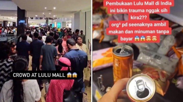 Pembukaan Mal Baru di India Berujung Penjarahan, Makanan Diambil Tanpa Dibayar
