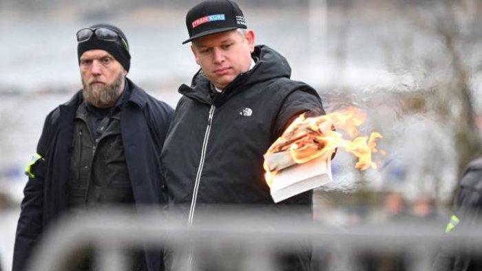 Rasmus Paludan Pembakar Al-Quran Bakal Ditangkap Kepolisian Swedia, Dituding Menghasut