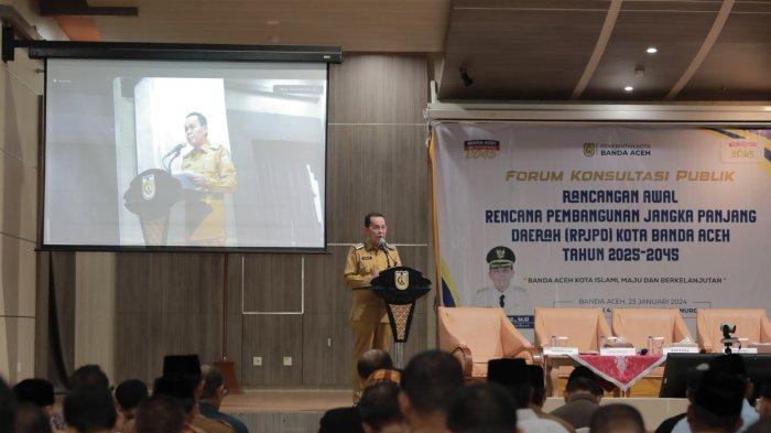 Pemko Banda Aceh Gelar Konsultasi Publik Ranwal RPJPD 2025-2045, Ini Pesan Amiruddin