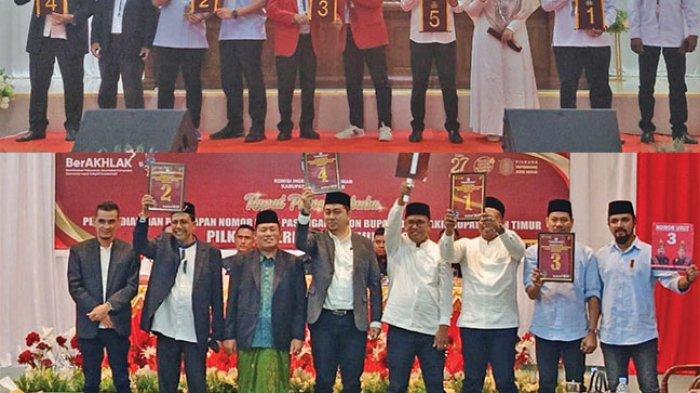 Penarikan Nomor Urut Bagian Timur Sempat Panas