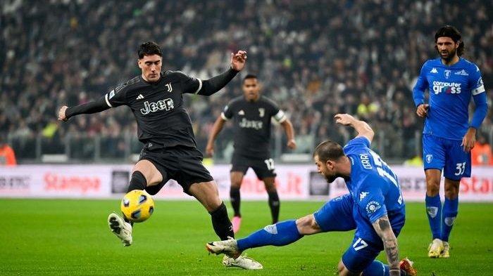 Hasil Lengkap Liga Italia: 10 Pemain Juventus Ditahan Empoli, AC Milan Gagal Bekuk Bologna