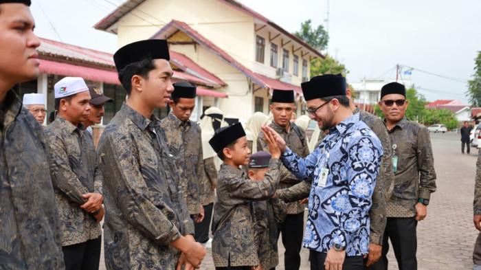 Wabup Aceh Barat Lepas 92 Kafilah MTQ ke Pidie Jaya, Harapkan Raih Prestasi Terbaik