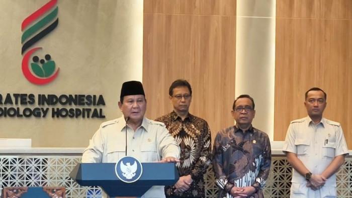 Resmikan RS Kardiologi Emirates Indonesia, Prabowo: Tidak Perlu Lagi Berobat Jantung ke Luar Negeri