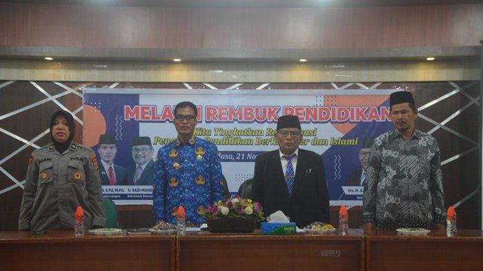 Gelar Rembuk Pendidikan, Ketua MPD Langsa: Moralitas Anak Sudah Mulai Terasa Jauh dari Budaya Kita