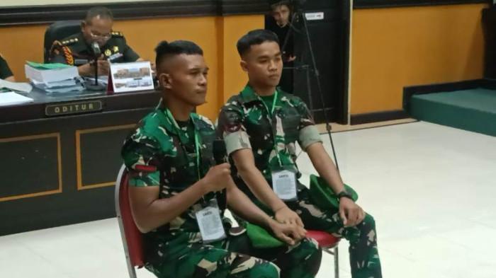 Sidang Kematian Prada Lucky, Prada Richard Ngaku Dipaksa Senior Hubungan Intim dengan Korban