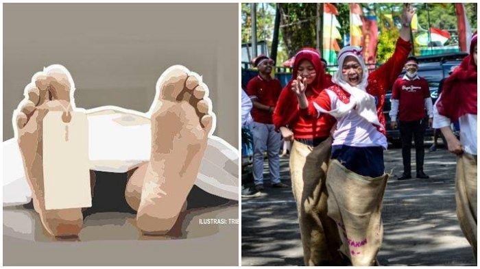 Ikut Lomba Balap Karung, Ibu Muda Tiba-tiba Ambruk dan Meninggal, Baru 2 Bulan Melahirkan