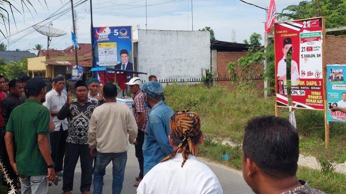 Rusak Alat Peraga Kampanye Partai Aceh, Seorang Juru Parkir Diamankan ke Polsek Kualasimpang