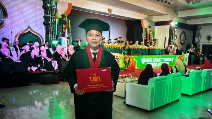 Sosok Tgk Andika Novriadi, Praktisi Dayah Aceh Raih Predikat Cumlaude pada Wisuda S3 UINSU