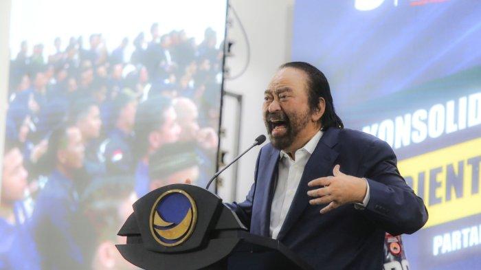 Ketua Umum Partai NasDem Surya Paloh Bakar Semangat Ratusan Caleg NasDem di Aceh