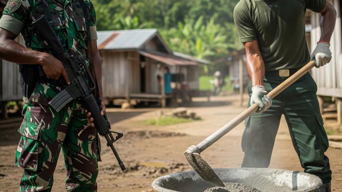 TNI Tembak TNI Pakai Senjata Revolver, Kapten Inf J Emosi dengan Praka Petrus Saat Mengaduk Semen
