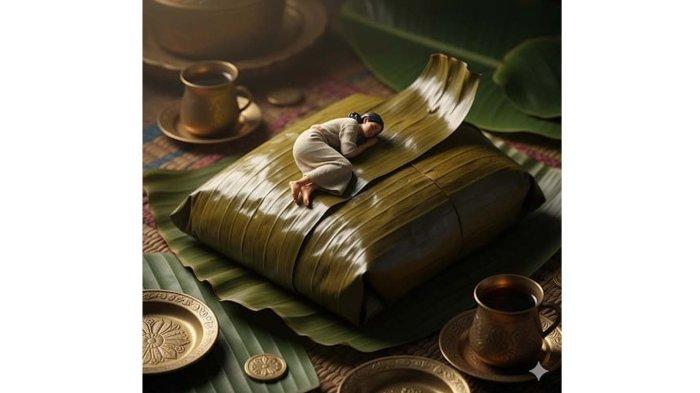 Tidur Nyenyak di Atas Timphan Pisang Prompt