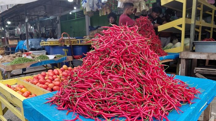 Harga Cabai Merah di Abdya Mulai Turun, Telur Ayam Tembus Rp 58 Ribu Per Papan