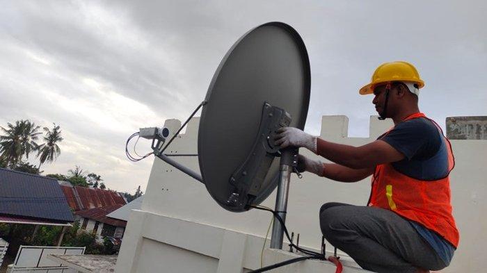 Pemkab Aceh Aceh Besar Gencarkan Pemasangan Internet Hingga Pelosok, 257 VSAT BAKTI Kominfo Dipasang