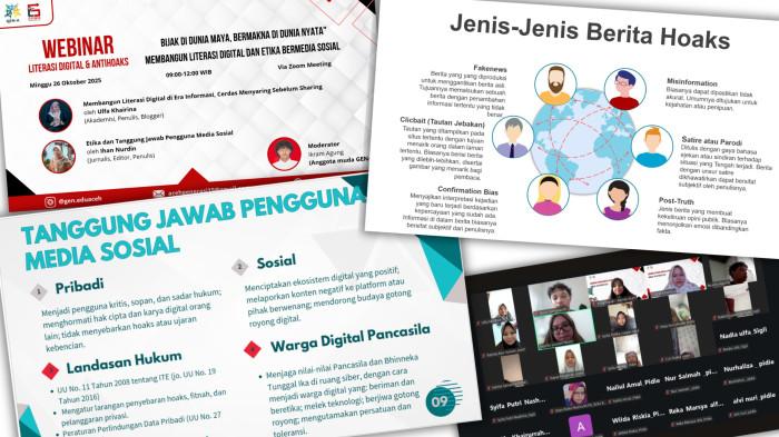 Puluhan Pemuda dari Berbagai Daerah Diedukasi tentang Literasi Digital dan Antihoaks