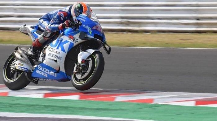 Kocak! Motor Alex Rins Mogok Hingga Harus Didorong Setelah Menangi MotoGP Aragon, Kok Bisa?