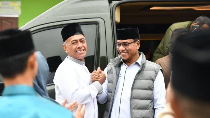 Anggota Komisi V DPR RI Fraksi Partai Kebangkitan Bangsa (F-PKB), H Ruslan Daud (HRD) meninjau Madrasah Tsanawiyah Negeri (MTsN) 3 Bener Meriah, di Desa Lampahan, Kecamatan Timang Gajah, Kabupaten Bener Meriah, Sabtu (15/11/2025).