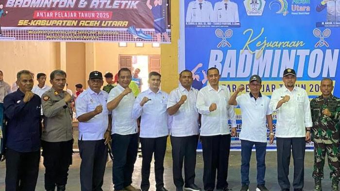 247 Atlet Aceh Utara Berkompetisi di Kejuaraan Bulutangkis dan Atletik Antar Pelajar 2025