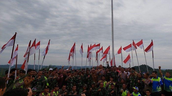Jadi Lokasi Pengibaran Bendera, Bukit Setinggi 90 Mdpl di Aceh Tamiang Dinamai Bukit Merah Putih