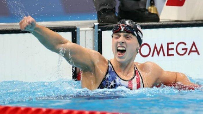 Bintang Renang AS, Katie Ledecky Akhiri Karir Olimpiade Tokyo dengan Manis, Ini Sepak Terjangnya