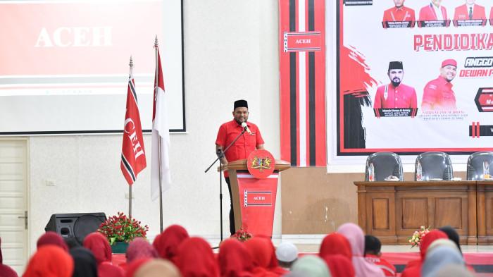Saat Buka Dikpol Kader Partai Aceh Langsa, Dek Fan Ajak Renungkan Pesan Wali: Geutanyoe Bangsa Aceh
