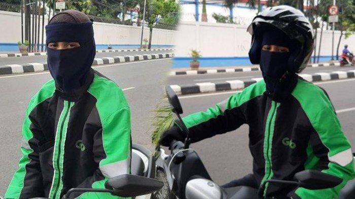 Kisah Desi Minarti Driver Ojek Online Bercadar, Tak Berhenti Istighfar saat Bawa Penumpang Pria