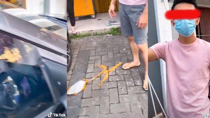 Parkir Seharian di Depan Ruko Orang, Emak-emak Ini Ngamuk Tak Terima Mobilnya Ditempel Tulisan