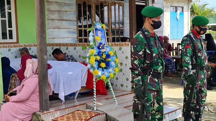 Jenazah Sertu Anumerta Putra Rahardi yang Meninggal Ditembak KKB di Papua Tiba di Simeulue